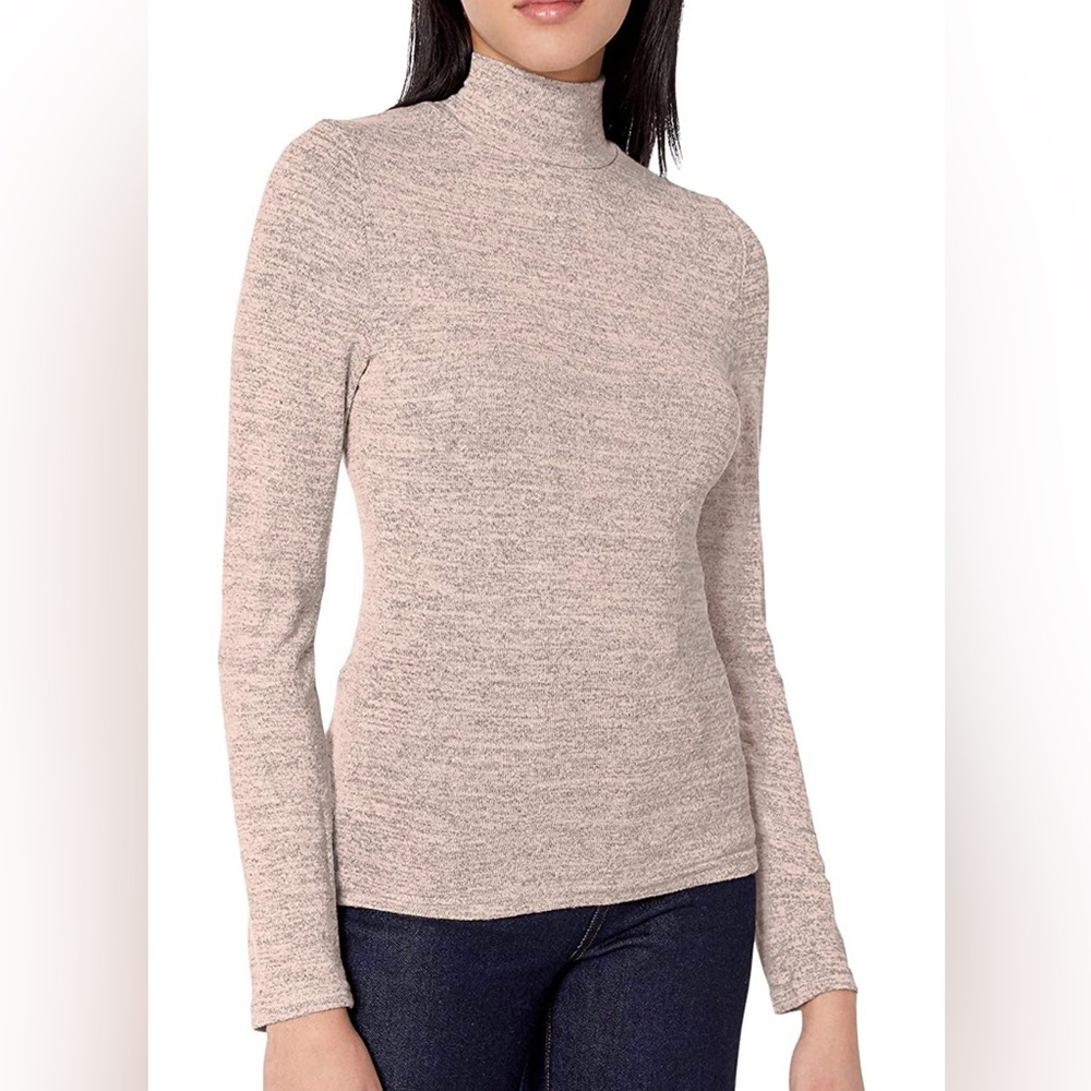 minkpink collection brushed rib high neck top